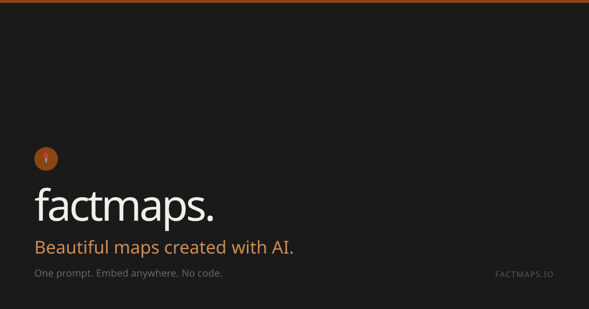 factmaps — Beautiful maps created with AI